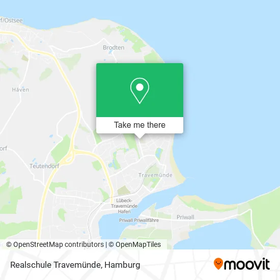 Карта Realschule Travemünde