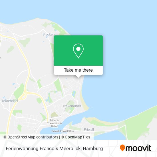 Ferienwohnung Francois Meerblick map