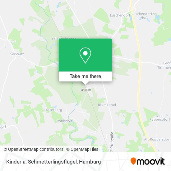 Kinder a. Schmetterlingsflügel map