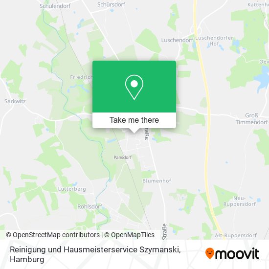 Reinigung und Hausmeisterservice Szymanski map