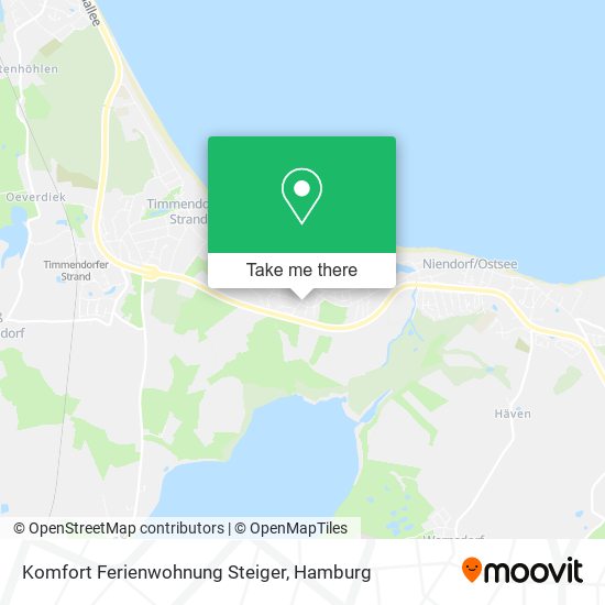 Komfort Ferienwohnung Steiger map