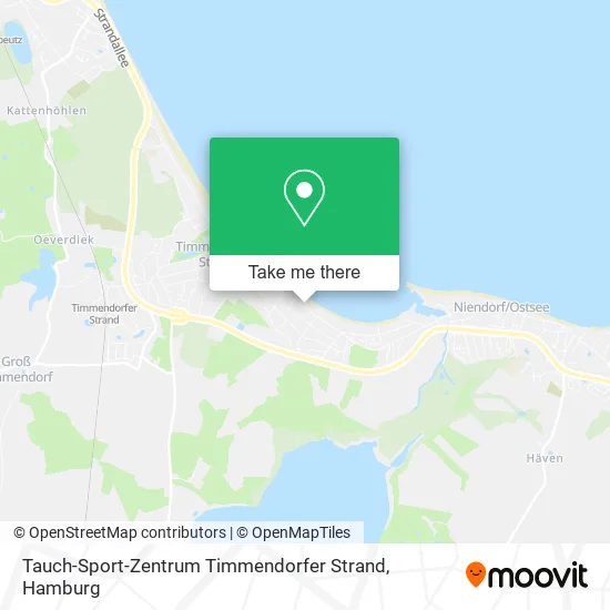 Карта Tauch-Sport-Zentrum Timmendorfer Strand