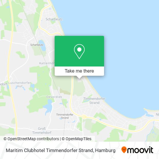 Maritim Clubhotel Timmendorfer Strand map