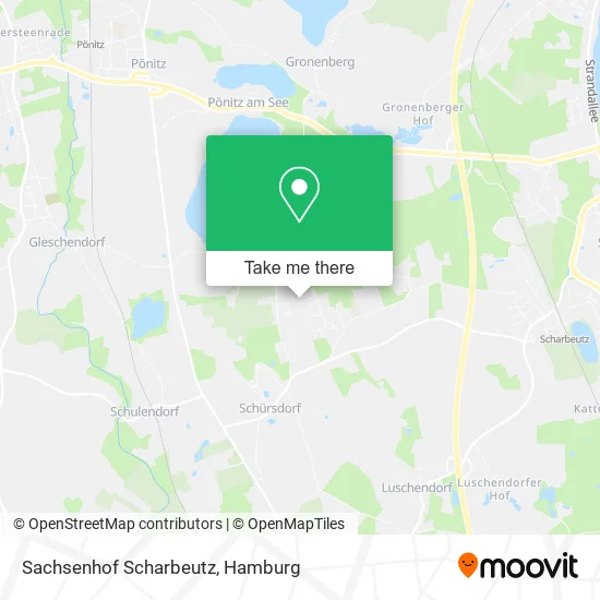 Sachsenhof Scharbeutz map