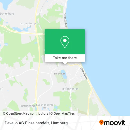 Карта Devello AG Einzelhandels