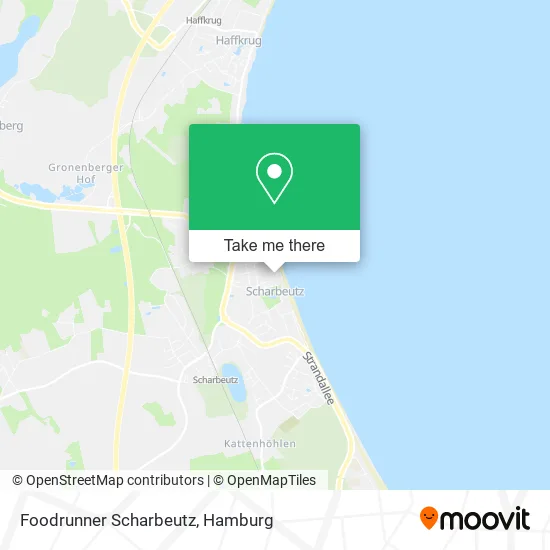 Карта Foodrunner Scharbeutz