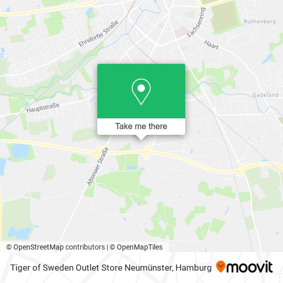 Tiger of Sweden Outlet Store Neumünster map