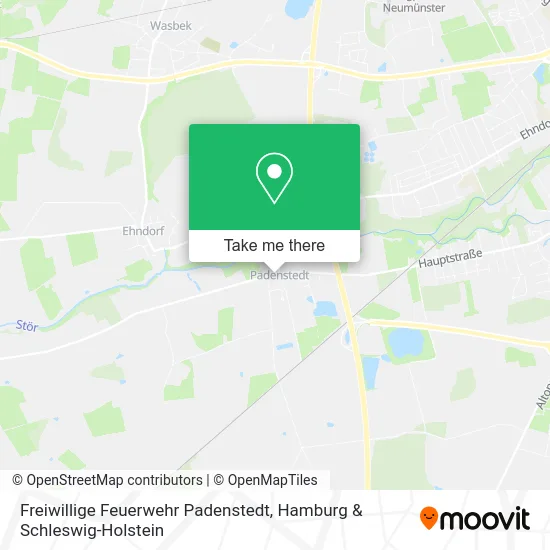 Карта Freiwillige Feuerwehr Padenstedt