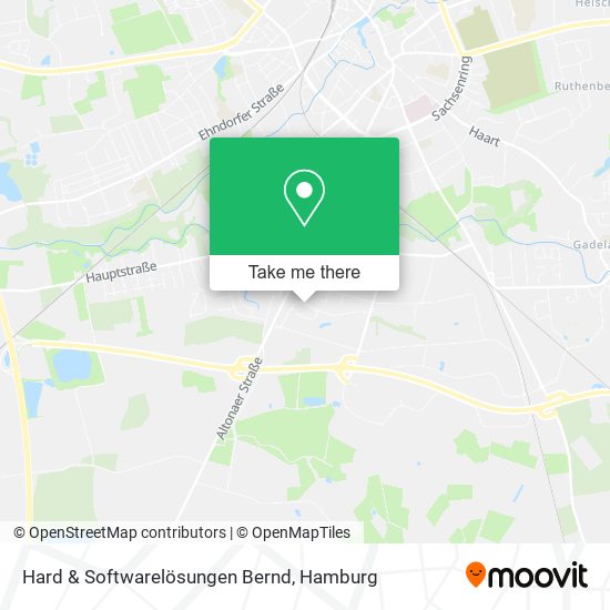 Hard & Softwarelösungen Bernd map