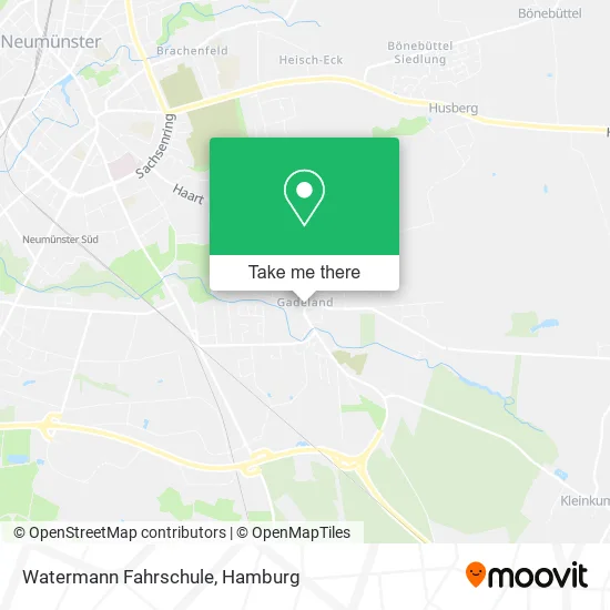 Карта Watermann Fahrschule