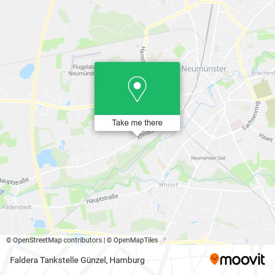 Faldera Tankstelle Günzel map