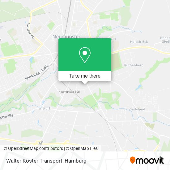 Карта Walter Köster Transport