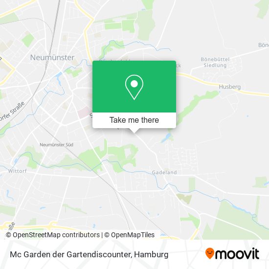 Mc Garden der Gartendiscounter map