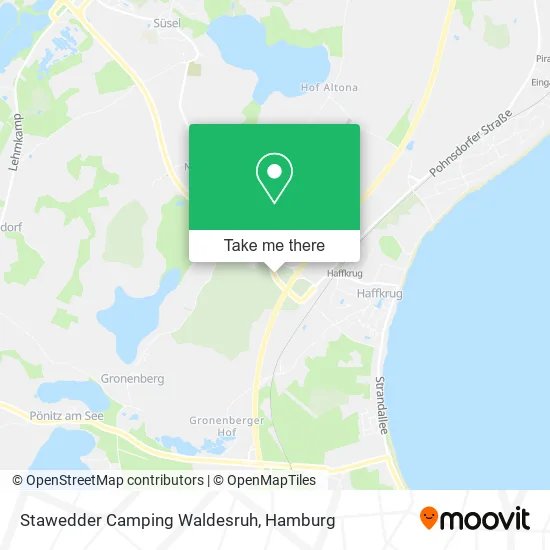 Карта Stawedder Camping Waldesruh