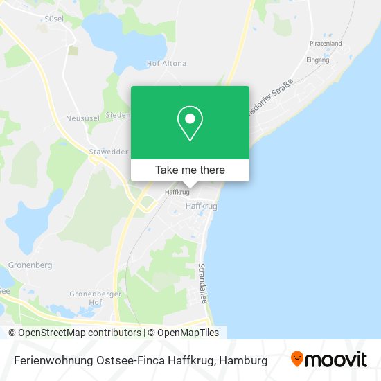 Ferienwohnung Ostsee-Finca Haffkrug map