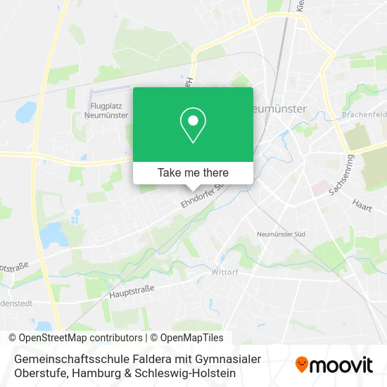 Карта Gemeinschaftsschule Faldera mit Gymnasialer Oberstufe