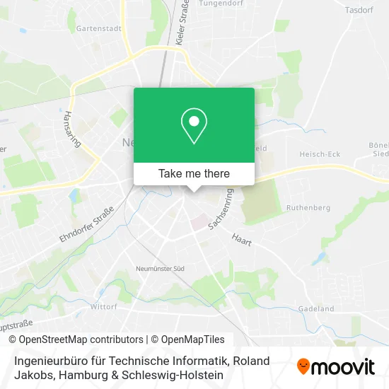 Карта Ingenieurbüro für Technische Informatik, Roland Jakobs