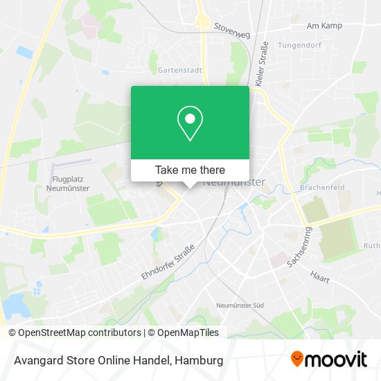 Avangard Store Online Handel map