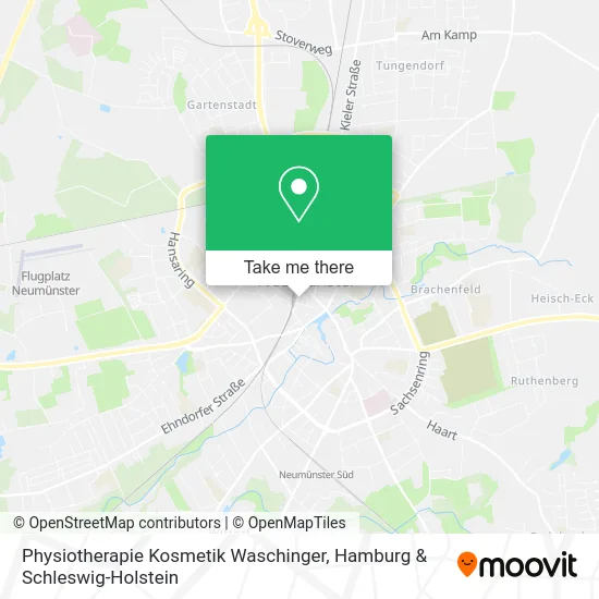 Карта Physiotherapie Kosmetik Waschinger