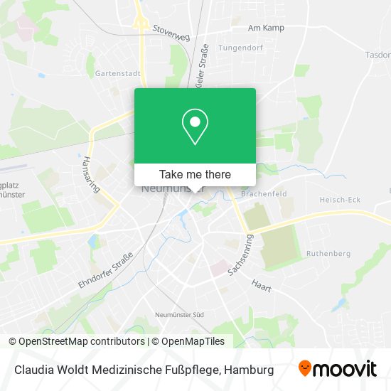 Claudia Woldt Medizinische Fußpflege map