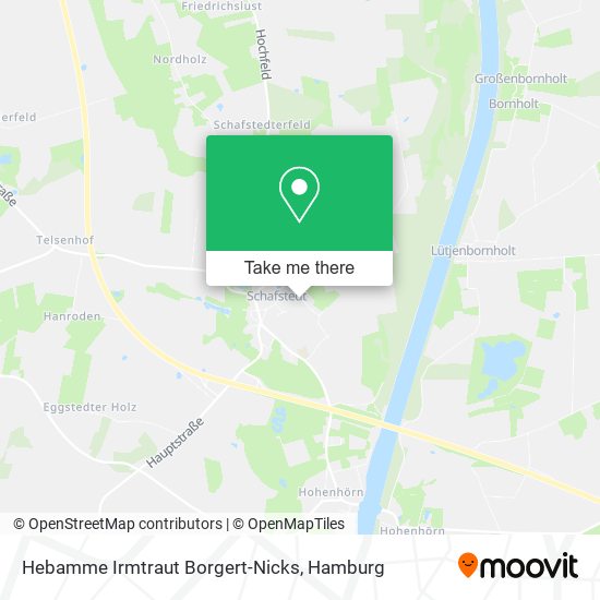 Hebamme Irmtraut Borgert-Nicks map