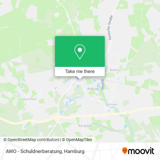 AWO - Schuldnerberatung map