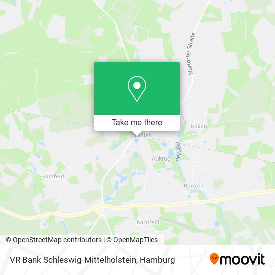 Карта VR Bank Schleswig-Mittelholstein