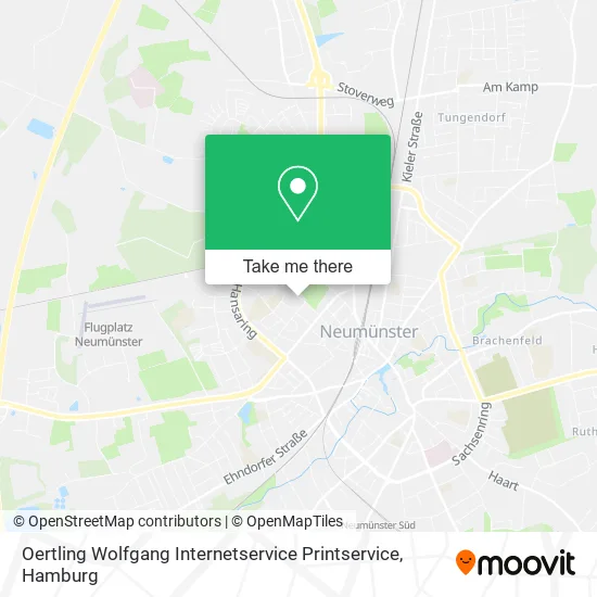 Карта Oertling Wolfgang Internetservice Printservice