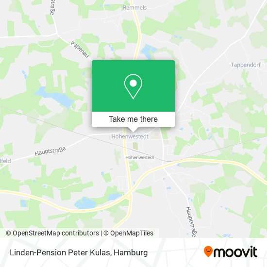 Linden-Pension Peter Kulas map