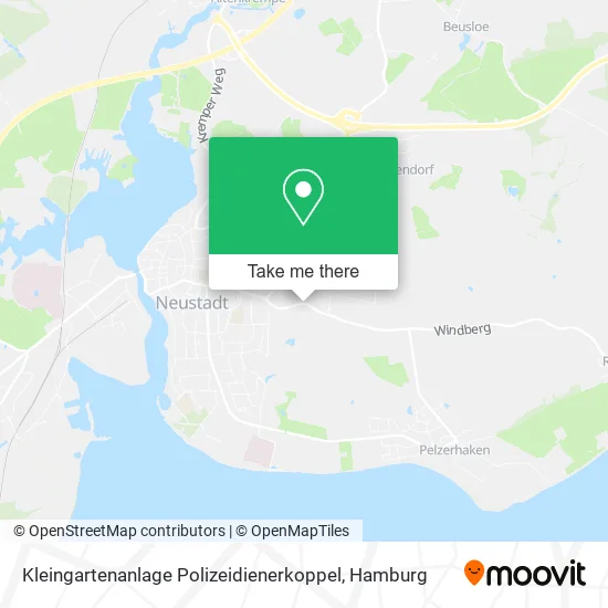 Карта Kleingartenanlage Polizeidienerkoppel
