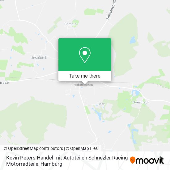 Kevin Peters Handel mit Autoteilen Schnezler Racing Motorradteile map