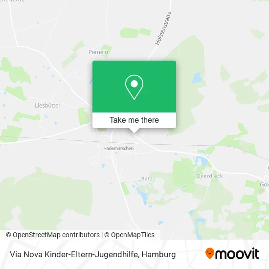 Карта Via Nova Kinder-Eltern-Jugendhilfe