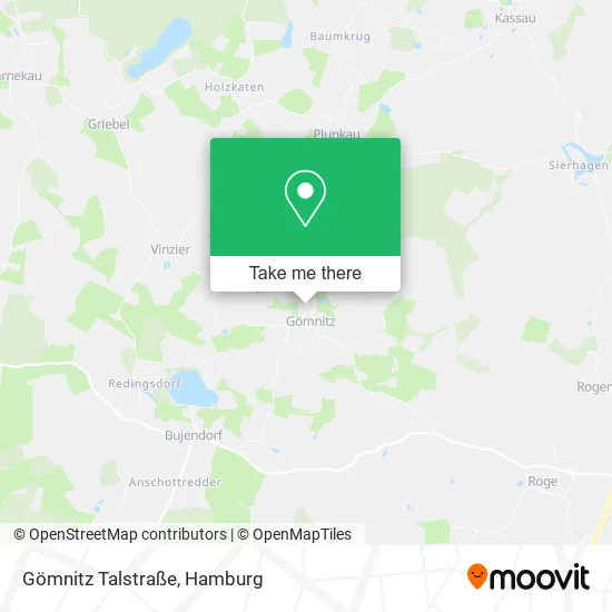 Карта Gömnitz Talstraße