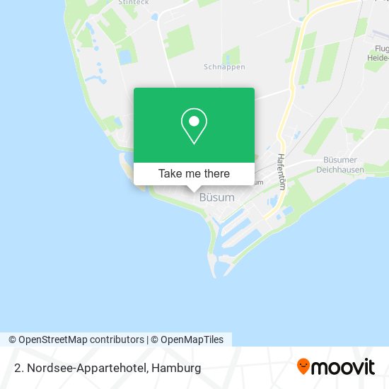 2. Nordsee-Appartehotel map