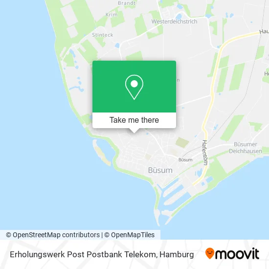 Карта Erholungswerk Post Postbank Telekom