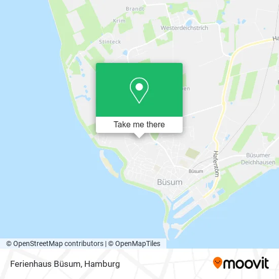 Карта Ferienhaus Büsum