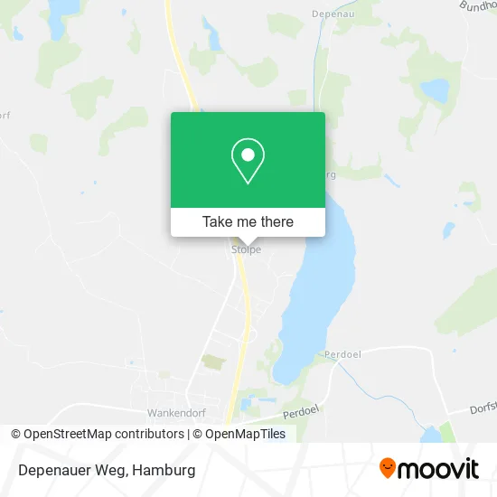 Карта Depenauer Weg
