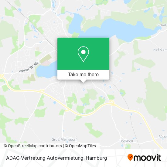 ADAC-Vertretung Autovermietung map