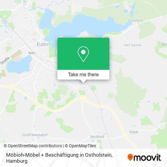 Möbioh-Möbel + Beschäftigung in Ostholstein map