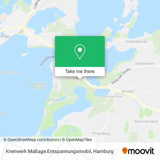 Карта Knetwerk Maßage.Entspannungsmobil