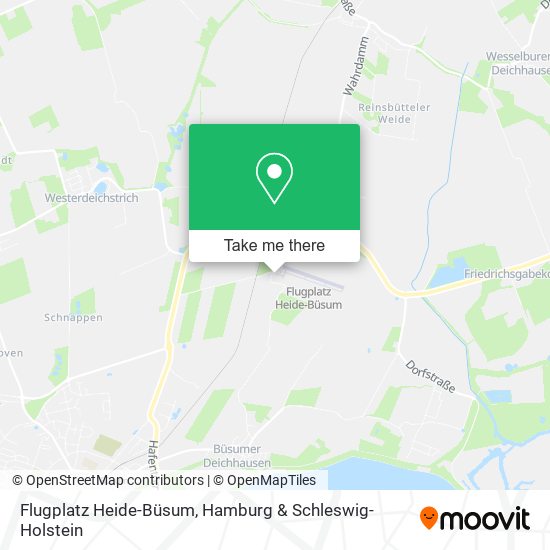Flugplatz Heide-Büsum map