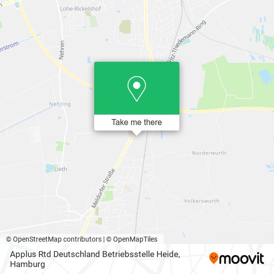 Applus Rtd Deutschland Betriebsstelle Heide map