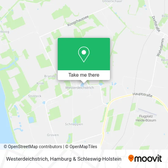 Карта Westerdeichstrich