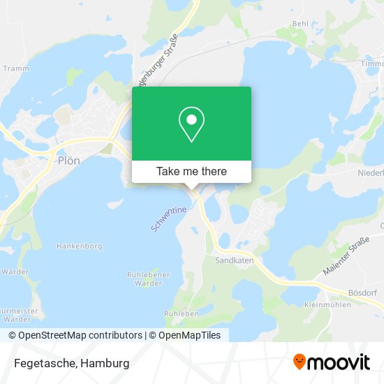 Fegetasche map