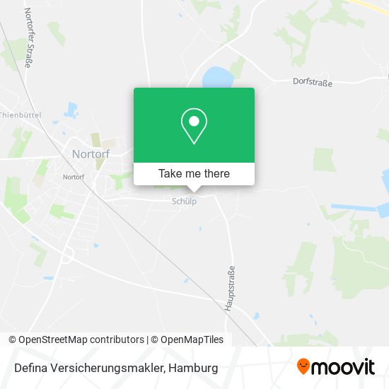 Defina Versicherungsmakler map