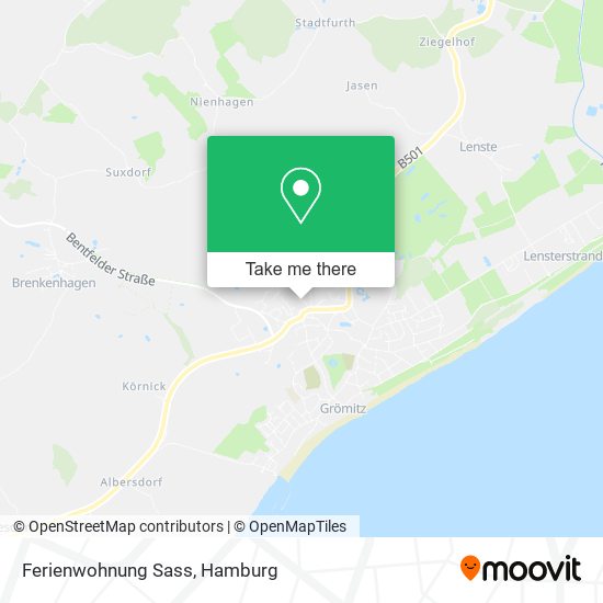 Ferienwohnung Sass map