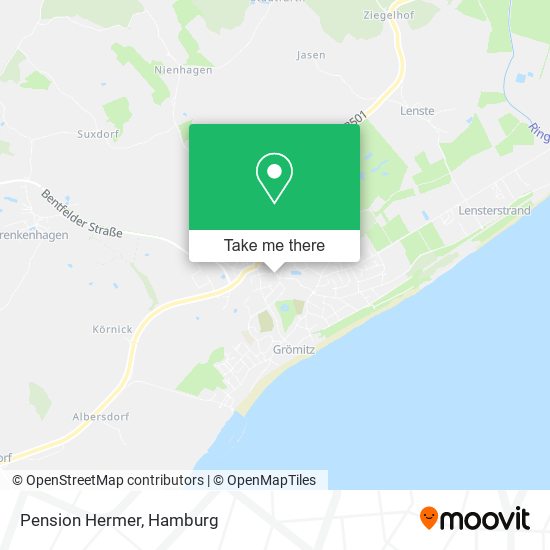 Pension Hermer map