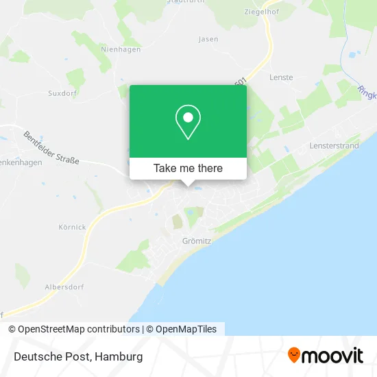 Карта Deutsche Post