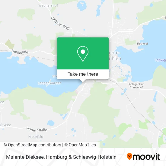 Карта Malente Dieksee