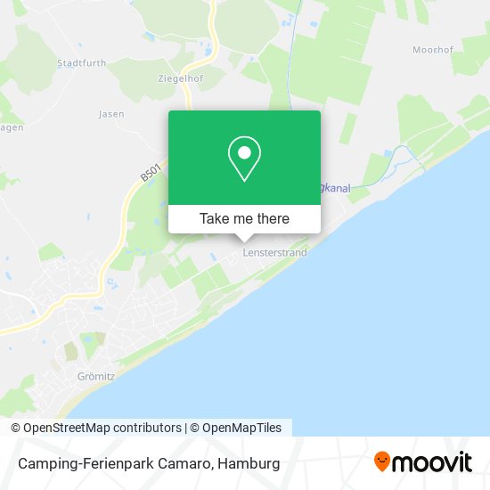 Карта Camping-Ferienpark Camaro